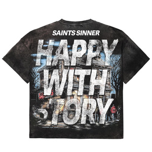 เสื้อกล้ามเวสต์แบบสั่งทำพิเศษ ผ้าฝ้าย 100% 300 กรัม ทรงโอเวอร์ไซส์ พิมพ์ลายเพชร สำหรับผู้ชาย - Product Image 3