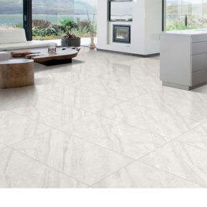Carreaux de porcelaine émaillée polie finition luxe 600x1200mm, grand format haute brillance pour projets de revêtements muraux et de sols intérieurs - Product Image 1