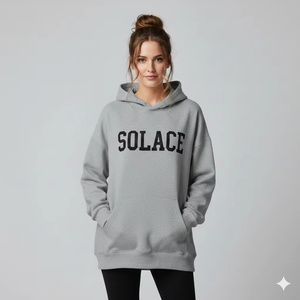 Haut à capuche long et ample pour femme, en velours brossé, décontracté et confortable, avec manches bouffantes sur le devant, doux et chaud, style streetwear - Product Image 2