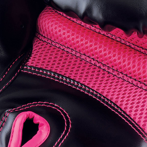 Guantes de Boxeo Profesionales para Hombre, de Cuero Genuino, Personalizables, Color Morado y Negro, Duraderos, Transpirables, de Alta Calidad, Diseño Edoor - Product Image 6