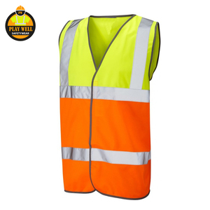 Hot-Selling Custom Hi Vis Workwear Breathable Reflective High Visibility Mesh Safety Vest - Product Image 6