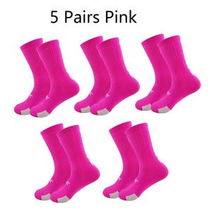 Chaussettes de sport épaisses antidérapantes sur mesure Elite, conception personnalisée, pour basketball, football, en tissu éponge tricoté, avec revers, personnalisables (OEM) - Product Image 5