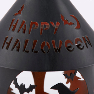 Flying Witches <b>Lantern</b> Black Halloween Ghost <b>Lantern</b> <b>Tealight</b> Holder Die Cut Design Round Shape - Product Image 5