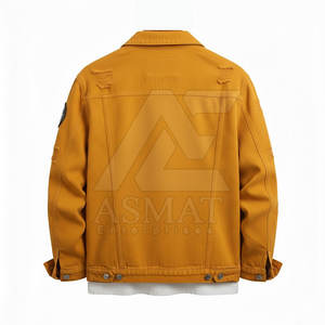 Chaqueta de Mezclilla para Hombre, Hecha de Algodón, con Logotipo Personalizado al por Mayor, Transpirable, para Uso en Exteriores - Product Image 6