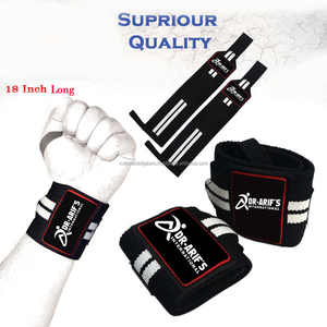 Vente flash - Bandes de poignet unisexes personnalisées avec logo, en nylon et élasthanne, résistantes à l'usure, protection sportive pour l'entraînement, la musculation, la salle de sport - Product Image 6