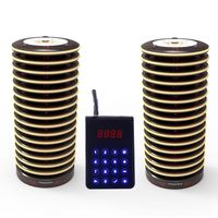 Système d'appel sans fil FreeQueue en plastique avec écran LED et clavier numérique, capacité de 30 pagers, idéal pour restaurants et aires de restauration