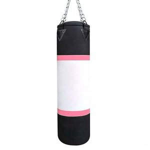 Saco de Boxeo Profesional de Cuero Ajustable en Altura, Saco de Boxeo Pesado para Entrenamiento de MMA y Fitness - Product Image 6