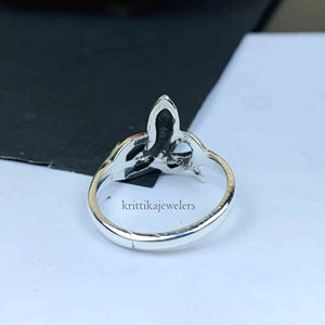 Anillo de declaración de Plata de Ley 925 sólida al por mayor estilo de serpiente clásico con ajuste de bisel joyería de fiesta de boda hecha a mano para mujer - Product Image 5