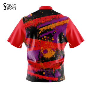 Maillots de bowling personnalisés pour hommes et femmes, vêtements d'équipe personnalisés, polo antibactérien, séchage rapide, 100% polyester - Product Image 4