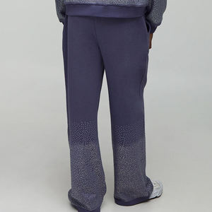Hooded Design Trendy Men Tracksuit Set With <b>Rein</b> stones Work And Solid Color For Winters Cheap Rate For Bulk Orders OEM Service - Product Image 6