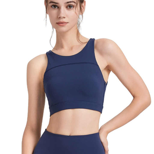Women's Scoop Neck Sports Bra Lightweight Gym Workout Bra Moisture Wicking Performance Activewear OEM ODM Factory - Product Image 1