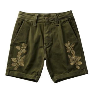 Pantalones Cortos Bávaros para Hombre al por Mayor OEM, Verde Oliva, Estampados HIGH STREET, Transpirables, de Gamuza Genuina de Vaca, Premium, para Festivales, Color Sólido - Product Image 1