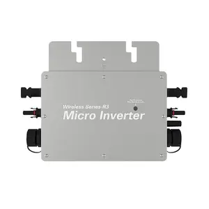 Mikro invertör ızgara kravat bağlı paneller kapalı 1200w güneş kablo 110v 24v 12v wvc 1200 inverters ev sistemi için