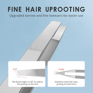 Pinzas profesionales para cejas para un diseño y estilizado impecables, pinzas de precisión para cejas con borde definido para un acabado suave. - Product Image 4