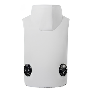 Gilet de refroidissement d'été à ventilateur, rechargeable par USB, pour la sécurité au travail, extérieur, léger, respirant, unisexe, logo personnalisé, OEM - Product Image 1