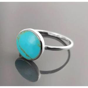 Bohemian 925 <b>Silver</b> <b>Garnet</b> <b>Ring</b> Bezel Setting Gemstone <b>Rings</b> Unisex Everyday Wear - Product Image 3