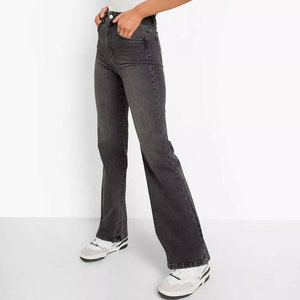 Pantalones vaqueros de algodón 100% al por mayor, más vendidos, para mujer, talla grande, transpirables, para uso en exteriores. - Product Image 1