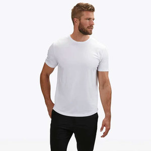 T-shirt pour homme de haute qualité, design personnalisé, coupe ajustée, sportif, séchage rapide, respirant, écologique, couleur unie, adulte, 120 grammes - Product Image 4