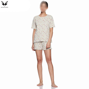 Conjunto de Verano de Camiseta y Pantalones Cortos de Secado Rápido, Cuello Redondo, Precio al por Mayor, Último Estilo, Conjuntos de Camiseta y Pantalones Cortos para Mujer - Product Image 3