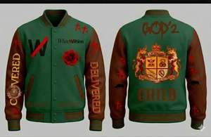 Veste universitaire en mélange de laine avec manches en cuir PU, broderie chenille, streetwear d'hiver, logo personnalisé, veste de baseball pour équipe - Product Image 2