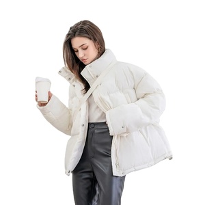 Best Selling Ladies Winter Puffer Jackets Custom <b>Thick</b> Warm <b>Quilted</b> Bubble Coats Nylon Women's Printed Custom Winter Clothing - Product Image 1