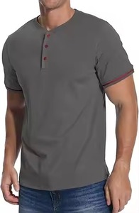 เสื้อยืดแขนสั้นทรงหลวมสำหรับผู้ชาย ผ้าคอตตอน 100% ทออย่างดี ไม่เป็นขุย พร้อมโลโก้ด้านหน้า - Product Image 6