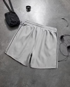 Men's Solid Color Sport <b>Shorts</b> with Drawstring Waist Zipper Pockets Quick Dry Fabric Mid Rise Fit <b>Polyester</b>/Cotton Breathable - Product Image 2