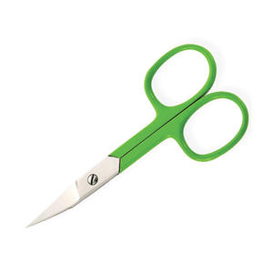 Tijeras Profesionales para Cejas Gervet TI-106 con Hoja Curva de Acero Inoxidable, Mango de Cerámica, Diseño para Diestros, Agarre Suave - Product Image 6