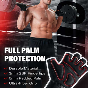 Gants de sport en cuir pour hommes et femmes, pour la musculation, le fitness, la course à pied, le cyclisme et l'entraînement sportif - Product Image 2