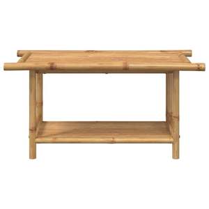Table basse en bambou naturel 35,4 x 19,7 x 17,7 pouces - Product Image 3