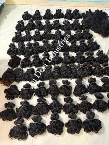 Wholesale Indian Baby Curly Hair Bundles Double Drawn Remy Hair Fusion <b>Extensions</b> Unprocessed 100% Cuticle Aligned Fast Shipping - Product Image 2
