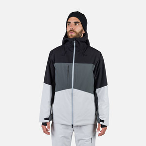 Factory Price Men's Color Blocking Hooded Softshell Jacket Winter Outdoor Camping & Hiking Waterproof Polyester Jacket - Product Image 4