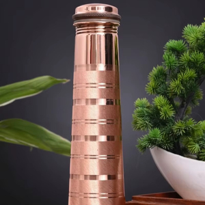 Copper Water Bottle Giftable Lifestyle Drinkware for Corporate Presents Wellness <b>Hampers</b> and Retail Gifting - Product Image 1