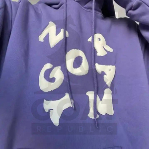 ผู้ผลิตเสื้อฮู้ดดี้ซิปเต็มตัวพิมพ์ลายพัฟฟ์ผ้าฝ้าย 100% สไตล์สตรีทแวร์ รับผลิตตามสั่งพร้อมโลโก้แบบกำหนดเอง เสื้อฮู้ดดี้พิมพ์ลายพัฟฟ์ขนาดใหญ่ - Product Image 6