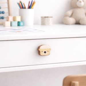 Handmade Modern Acacia Wood Cabinet Sheep Face Multicolor Drawer <b>Knobs</b> <b>Dresser</b> Door Handles Cupboard Pulls Kitchen Handle - Product Image 5