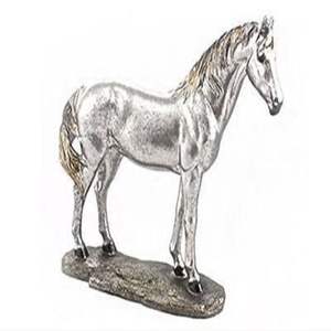 Escultura de Caballo de Aluminio Fundido de Lujo para una Decoración Interior Elegante con Forma Equilibrada y Acabado Suave - Product Image 4
