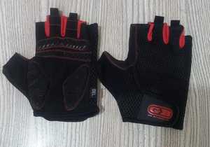 Gants de musculation Geo Brothers en vinyle de haute qualité, antidérapants, extensibles, légers, respirants, demi-doigts, avec boucle - Product Image 3