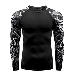 Rashguards MMA : Dernier design, Rashguard à manches longues de qualité supérieure pour hommes – Fabricants pakistanais - Product Image 4