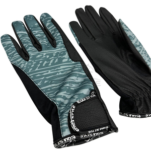 Equestrian Riding <b>Gloves</b> <b>For</b> Women Durable Leather Printed Design Breathable Grip Training Wear Premium Stable Riding <b>Gloves</b> - Product Image 5