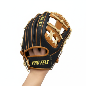 Outdoor Accessory Customized Leather <b>Baseball</b> Glove for Unisex Fastpitch Softball Catching Training Mitt Right Left Hand Gloves - Product Image 4