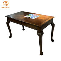 Bureau d'appartement Bureau d'étude pour villa antique et hôtel Mobilier royal en bois massif personnalisable Table d'écriture européenne au design classique