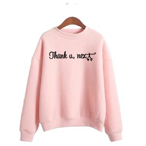 เสื้อกันหนาวแฟชั่นคอกลมสำหรับผู้หญิง,เสื้อคลุมแขนยาวแบบสวมหัวผ้าฝ้าย2022ปักลายแบบกำหนดเองสำหรับฤดูหนาวปี100% - Product Image 3