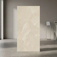 Carreaux de porcelaine brillants 600x1200mm, surface unie, adhésifs, carreaux de sol et de mur de qualité supérieure pour les intérieurs modernes, les hôtels, les appartements
