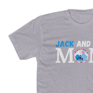 T-shirt Jack and Jill Legacy Maker Mom pour femme, gris chiné, en coton doux, à manches courtes, décontracté, motif fierté familiale - Product Image 3