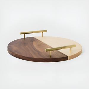 Bandeja de Servicio de Alimentos de Madera Ecológica de Lujo, Estilo Clásico, Multifuncional para Uso en el Hogar, Restaurantes y Hoteles, Pedido Mínimo 50 Piezas - Product Image 1