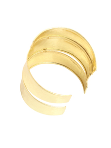 กำไลข้อมือดีไซน์แบบกว้าง ผิวเรียบเนียน รูปทรงโค้งมน - Product Image 5