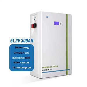 Système de stockage d'énergie solaire domestique 48v 51.2v 300ah 200ah 100ah Batterie Lifepo4 10kwh 15kwh Type séparé pour usage domestique - Product Image 1