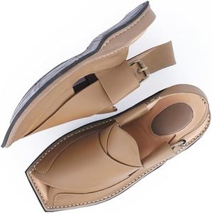 Nueva Moda, Mejor Calidad, Color Sólido, Estilo Tribal Kuchi, Sandalias Peshawari para Hombre, Charsadda, Kaptaan, Chappal, Kheri, Balochi, Punjabi Jutti - Product Image 2