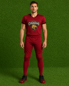 Ensemble d'uniformes de football américain unisexe respirant à manches courtes, style le plus récent, haute qualité, très vendu - Product Image 2