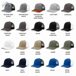 Gorra Trucker Personalizada OEM ODM al por Mayor, Fabricante de Vietnam, Gorra de 6 Paneles con Malla y Cierre a Presión, Logotipo Bordado, Poliéster y Algodón, Gorra para Exteriores - Product Image 5